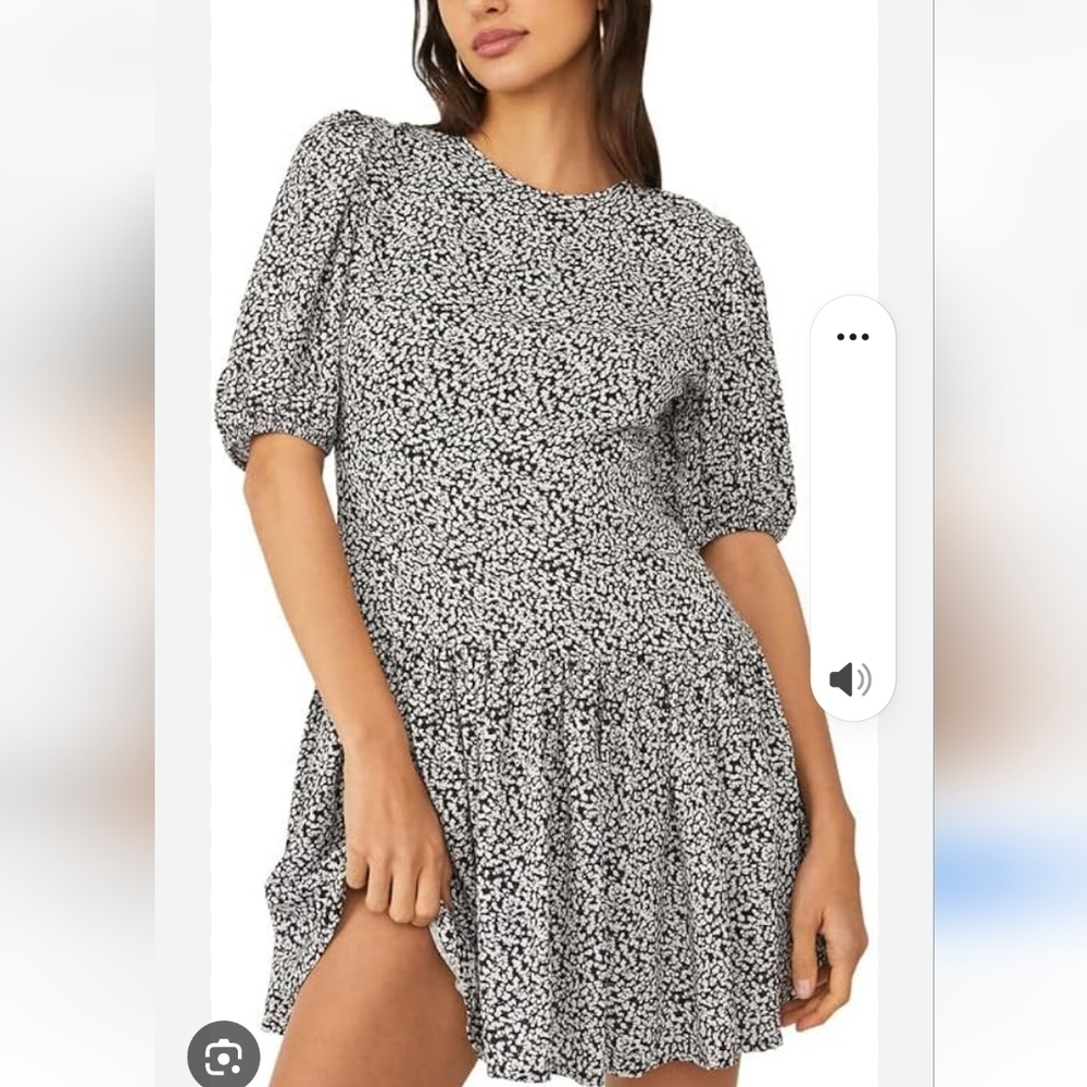 Free People Mini Dancing In The Dark Mini Dress Size Small